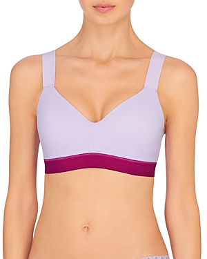 Natori Dynamic Anywhere High Impact Underwire Sports Bra In Grape Ice/bright Berry
