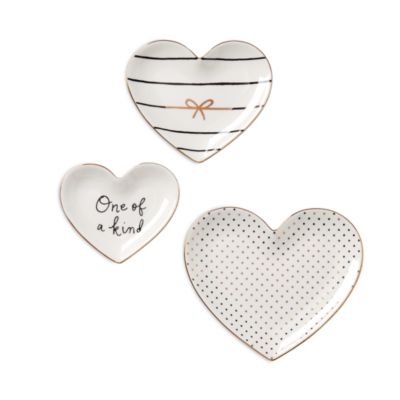 3 Piece Catch All Heart Dishes