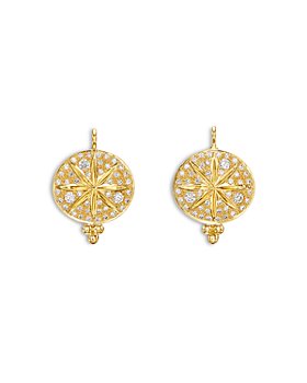 Temple St. Clair - 18K Yellow Gold Diamond Sorcerer Earrings