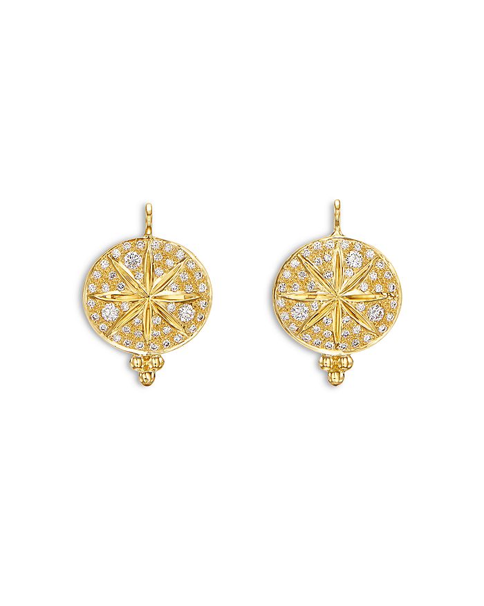 Temple St. Clair 18K Yellow Gold Diamond Sorcerer Earrings Bloomingdale's