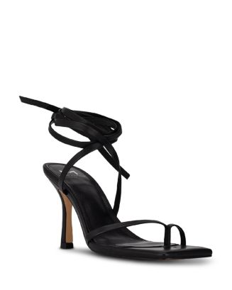 Marc Fisher LTD. Women's Dominic Ankle Tie High Heel Sandals Shoes - Bloomingdale's