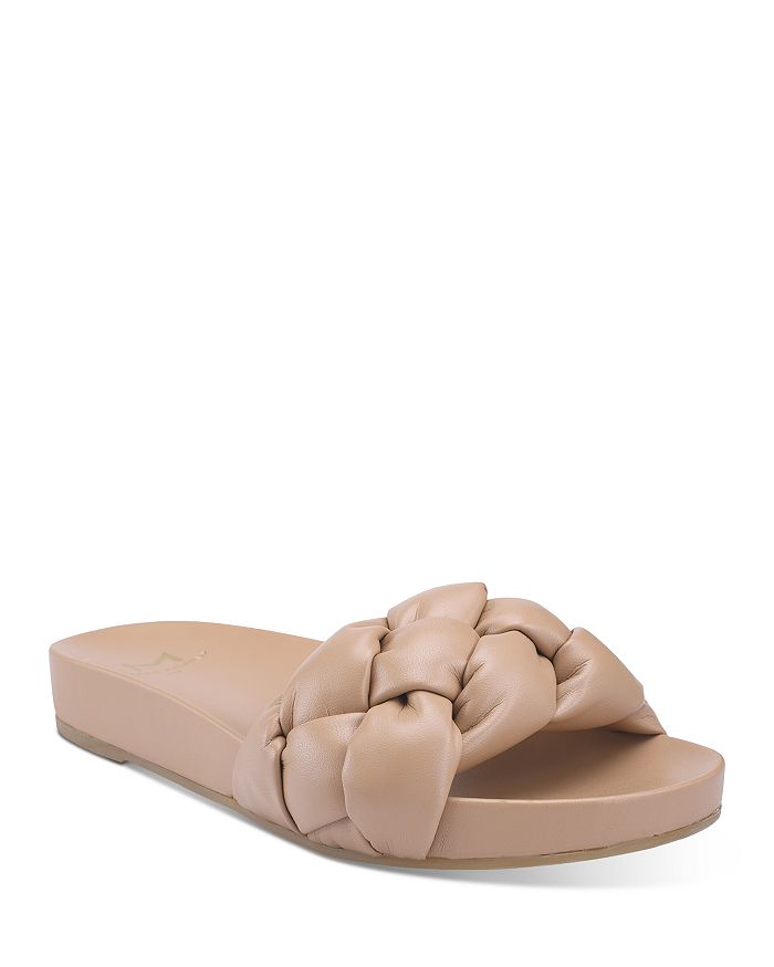 Marc Fisher LTD. Women's Imenta Woven Slide Sandals | Bloomingdale's