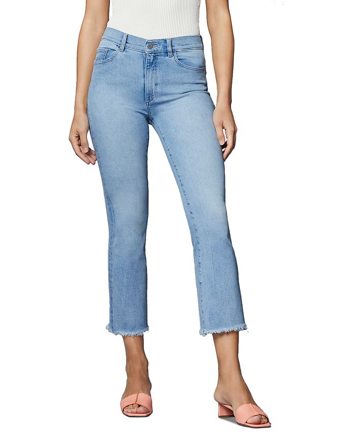 Bloomingdales Clothing Jeans Bootcut Jeans 1961 Bridget High Rise Instasculpt Bootcut Jeans in Baby Blue 