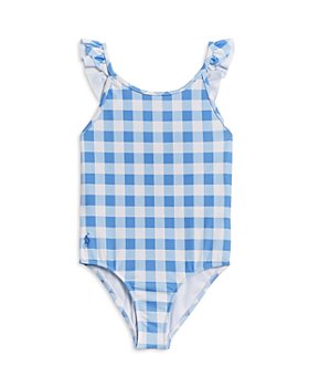 Ralph Lauren - Girls' Gingham Check Swimsuit - Little Kid