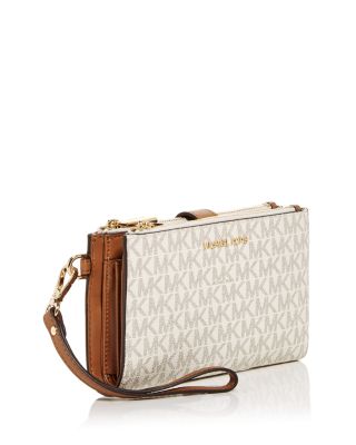 Signature Print Wristlet Wallet