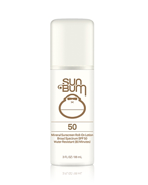 Sun Bum Spf 50 Mineral Sunscreen Roll-on Lotion 3 Oz. In White