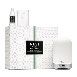 Nest Fragrances Misting Electronic Diffuser Set With Wild Mint & Eucalyptus Fragrance Oil In Blue