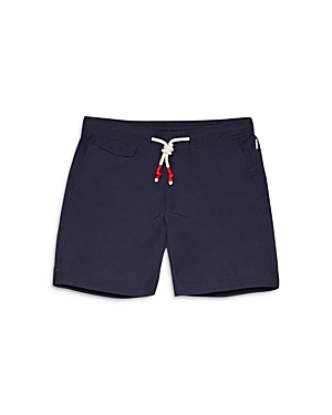 Shop Orlebar Brown Standard Quick Dry Tailored Fit Swim Trunks In Navy