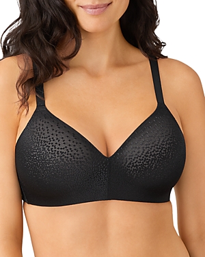 Shop Wacoal Back Appeal Wireless Contour T-shirt Bra In Black