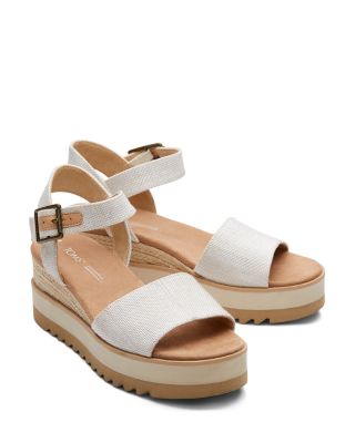 Women's Diana Textile Platform Rope Wedge Sandals