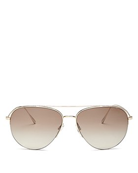 Oliver Peoples - Peoples  Brow Bar Aviator Sunglasses, 60mm