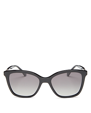 Kate Spade New York Women's Square Sunglasses, 53mm In Black/gray