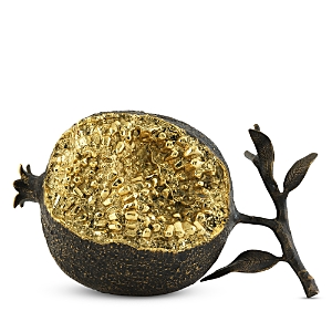Shop Michael Aram Pomegranate Small Sculpture In Black/gold