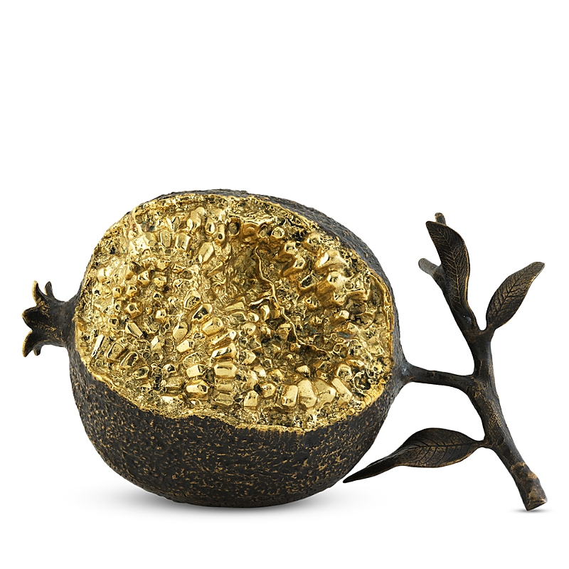 Michael Aram Pomegranate Small Sculpture In Black/gold