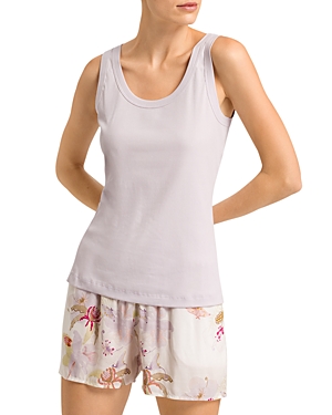 Hanro Sleep & Lounge Tank Top In Lupine Love