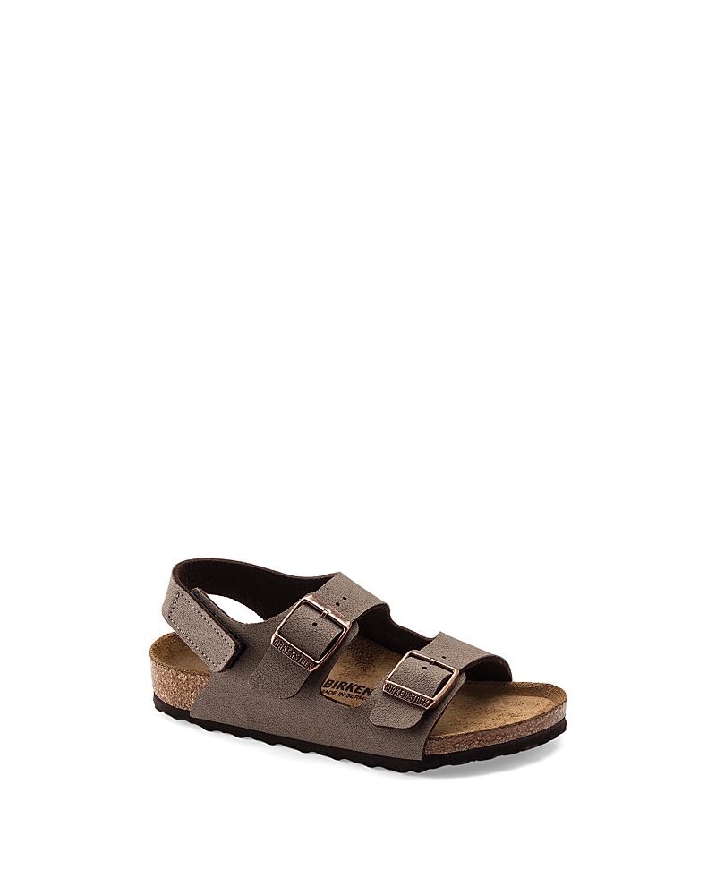 Birkenstock Kids' Unisex Milano Mocha Bb Sandals - Toddler In Brown