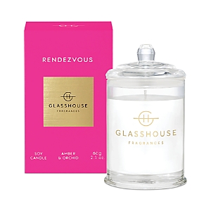 Shop Glasshouse Fragrances Rendezvous 2.1 oz Triple Scented Candle In Pink