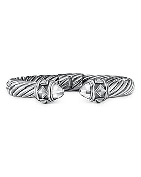 David Yurman - Sterling Silver Cable Collection Renaissance Cuff Bangle Bracelet