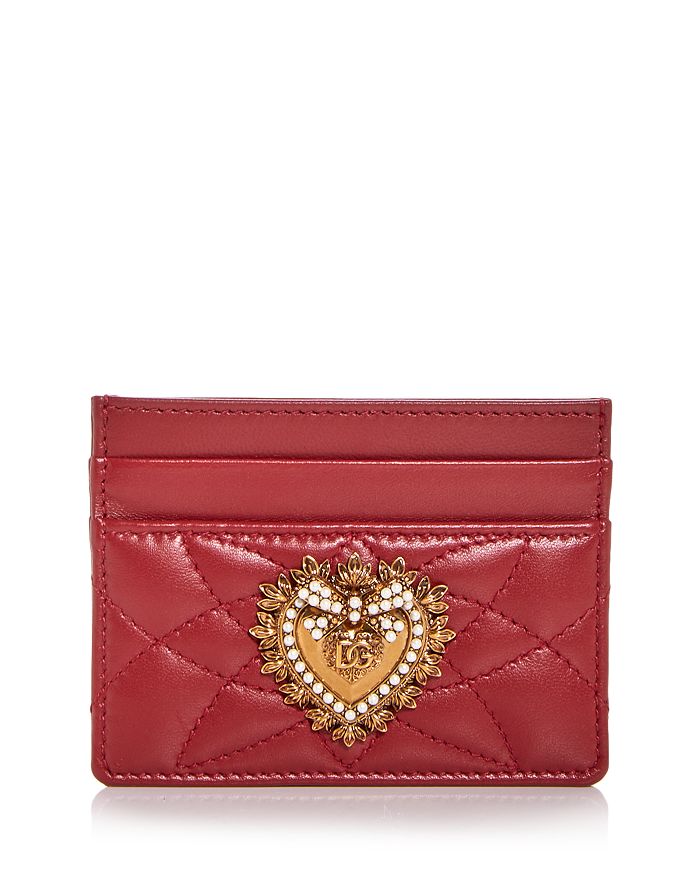 DOLCE & GABBANA - Devotion quilted card holder main image 1