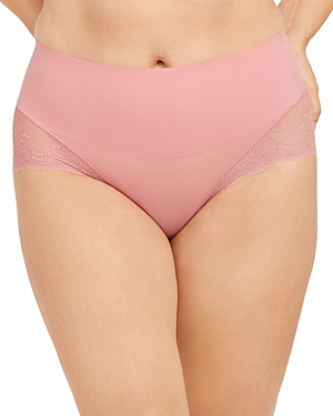 Spanx Undie-tectable Lace Hi-hipster Panty In Ballet Rouge