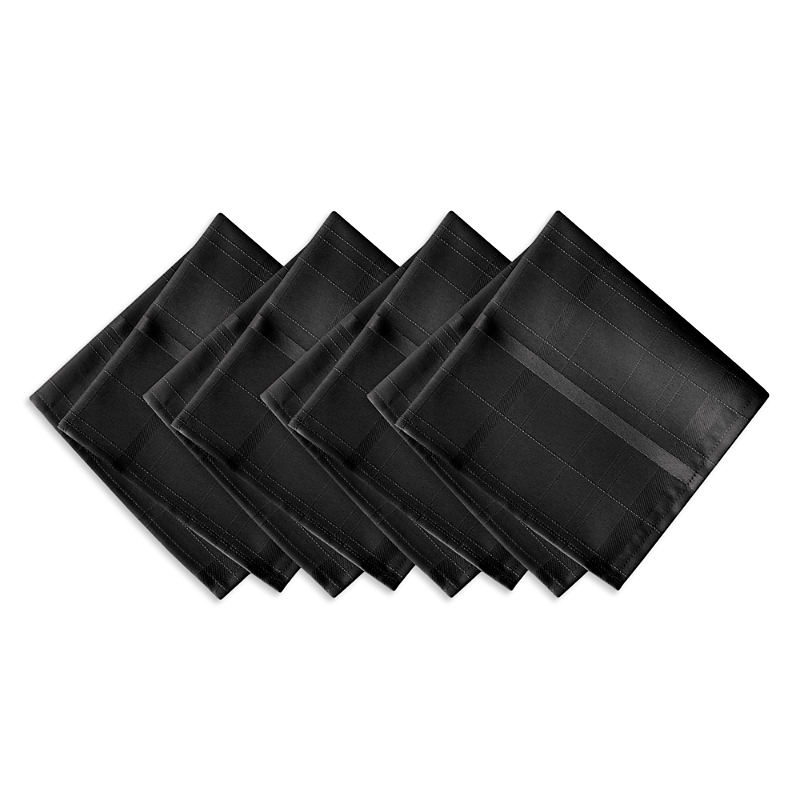 ELRENE HOME FASHIONS ELRENE ELEGANCE PLAID DAMASK NAPKINS, SET OF 4