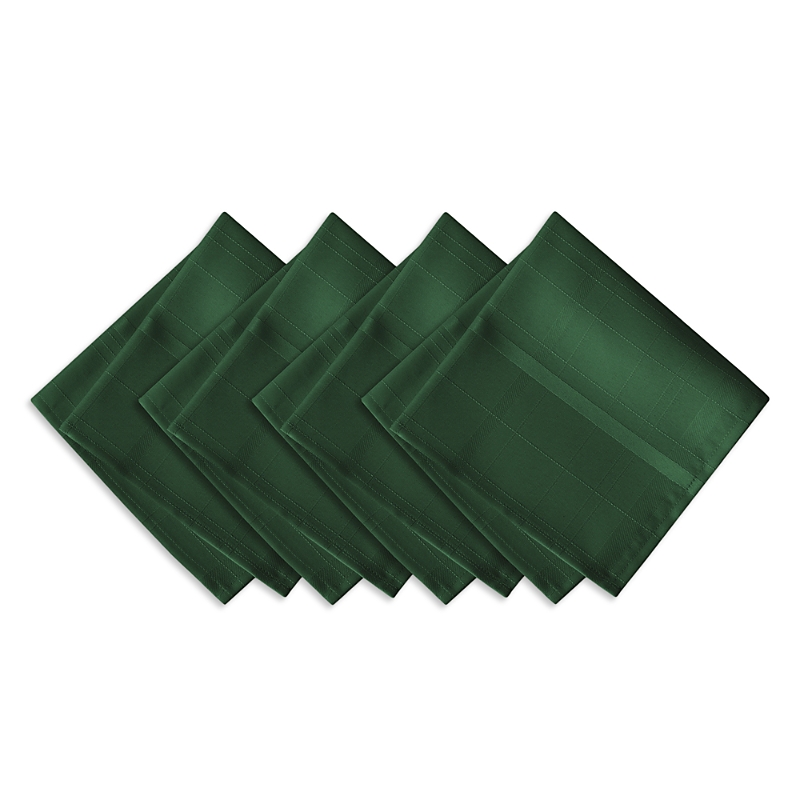 ELRENE HOME FASHIONS ELRENE ELEGANCE PLAID DAMASK NAPKINS, SET OF 4