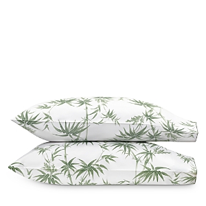 Matouk Dominique King Pillowcases, Pair In Palm