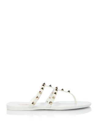 valentino rockstud flip flops sale