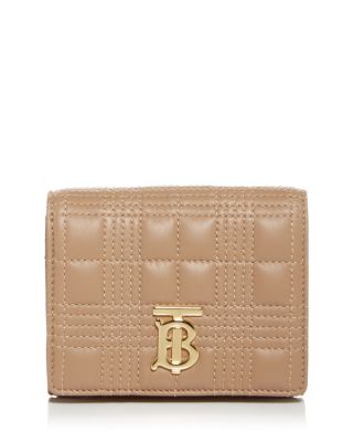 Burberry Lola Compact Quilted Leather Wallet | Bloomingdale's