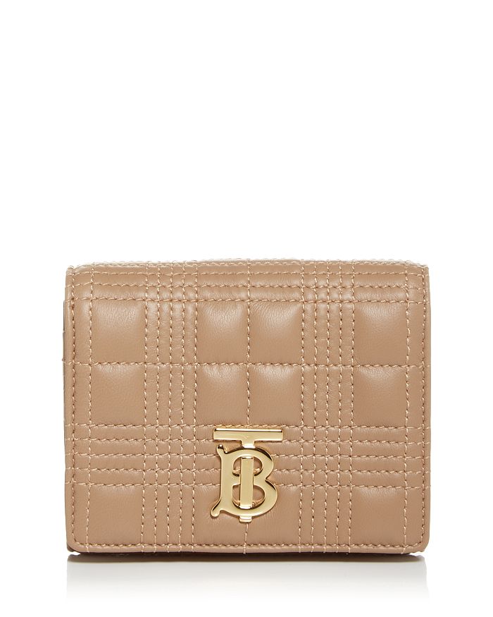 Burberry Lola Compact Quilted Leather Wallet | Bloomingdale's