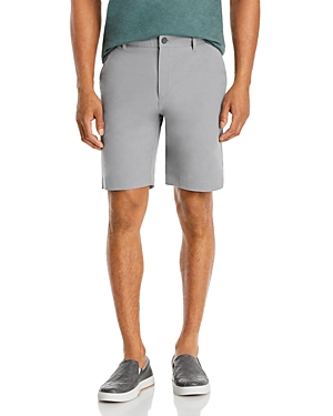 Shop Faherty Regular Fit 9 Inch Shorts In Ice Grey