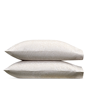 Matouk Duma Diamond Standard Pillowcase, Pair In Dune
