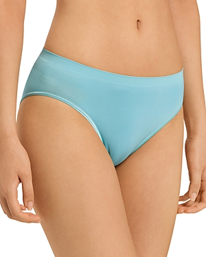 Shop Hanro Touch Feeling High-cut Briefs In Soft Cyan