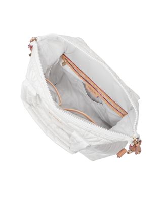 Small Quilted Nylon Sutton Deluxe Top Handle Bag 