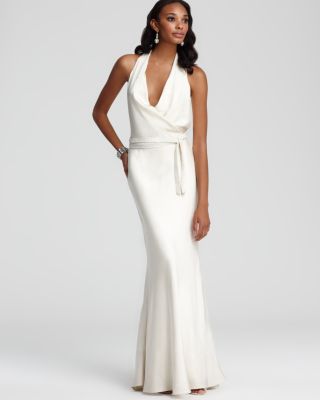 Nicole Miller Halter Wedding Dress