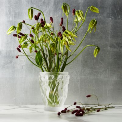 Small Clear Bacchantes Vase