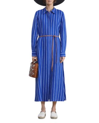Lafayette 148 New York Waylon Striped Linen Shirt Dress | Bloomingdale's