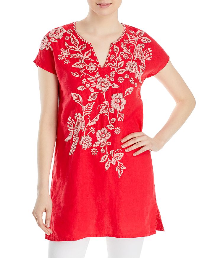 Johnny was store linen dress