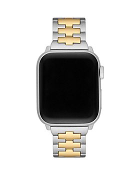 Tory Burch - Apple Watch® Reva Two Tone Stainless Steel Bracelet, 38mm/40mm