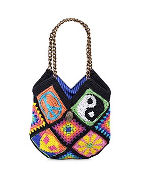 KURT GEIGER LONDON - Kensington Crocheted Hobo Tote Bag