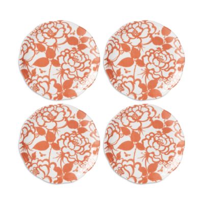 Butterfly Meadow Cottage Accent Plates, Set of 4