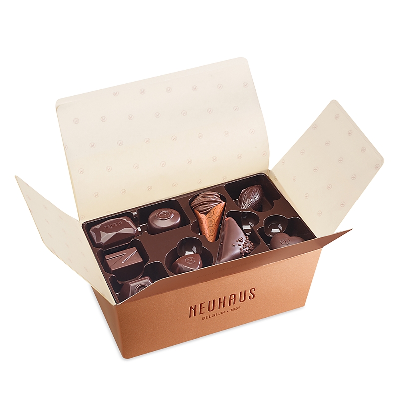 Neuhaus Half Pound Dark Chocolate Ballotin In Brown