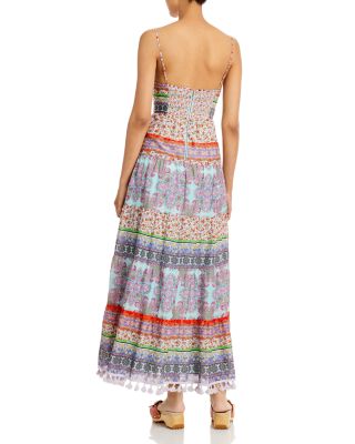 Alice and Olivia Minka Tie Front Maxi Dress | Bloomingdale's Women