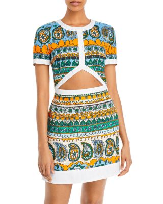 knee length dresses for ladies Callahan Women's Perla Crochet Mini Dress XL