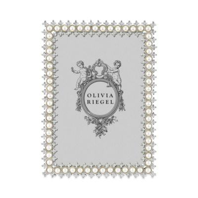 Crystal &amp; Pearl Frame, 5&amp;quot; x 7&amp;quot;