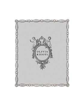 Olivia Riegel SILVER REMY 8" x 10" CRYSTAL PICTURE FRAME 