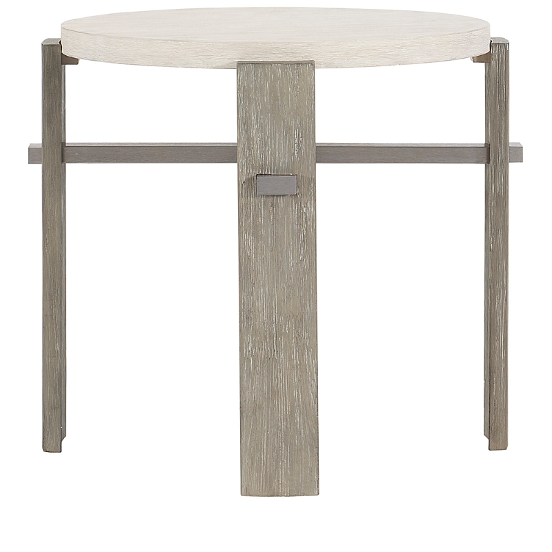 Bernhardt Foundations Side Table In Light Shale