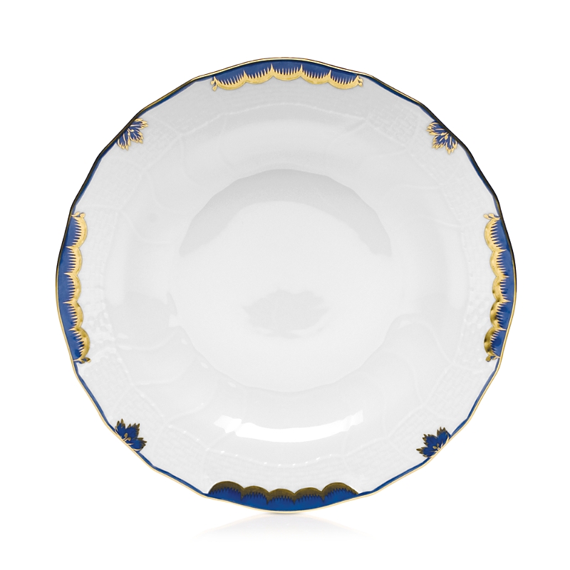 Herend Princess Victoria Dessert Plate In Blue