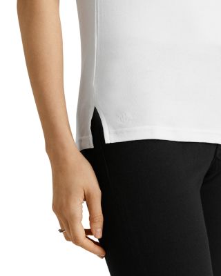 Elbow Sleeve Boat Neck Top 