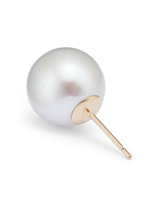 Cultured Freshwater Pearl Stud Earrings in 14K Yellow Gold 